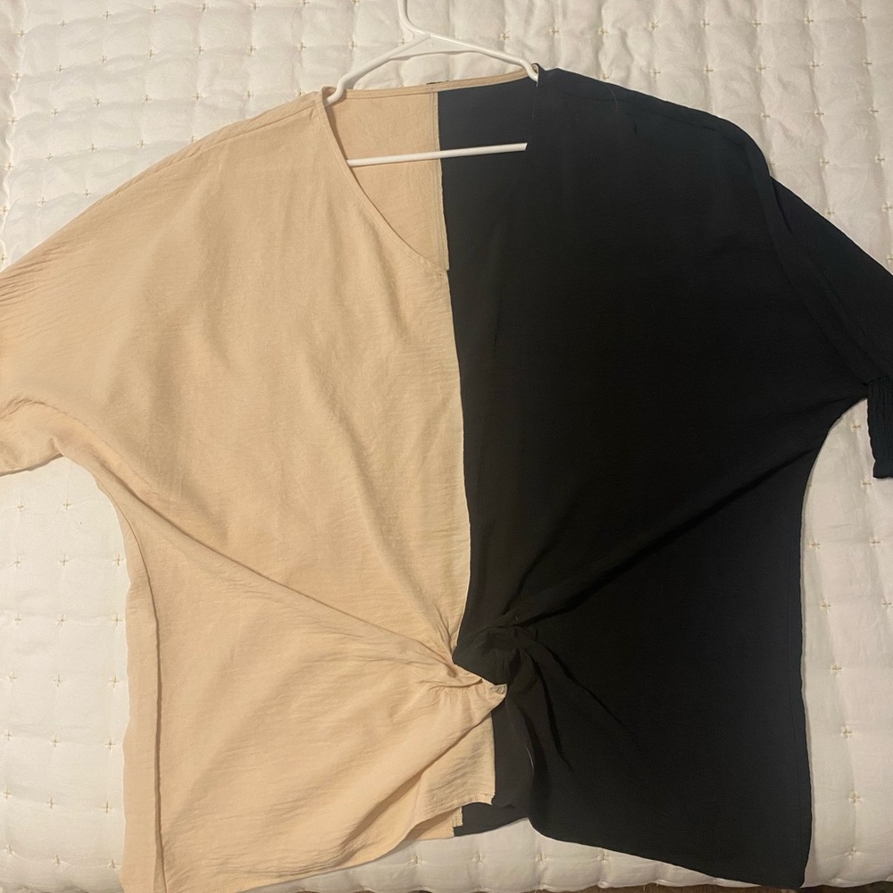 Colorblock split shirt - Picture 2 of 3